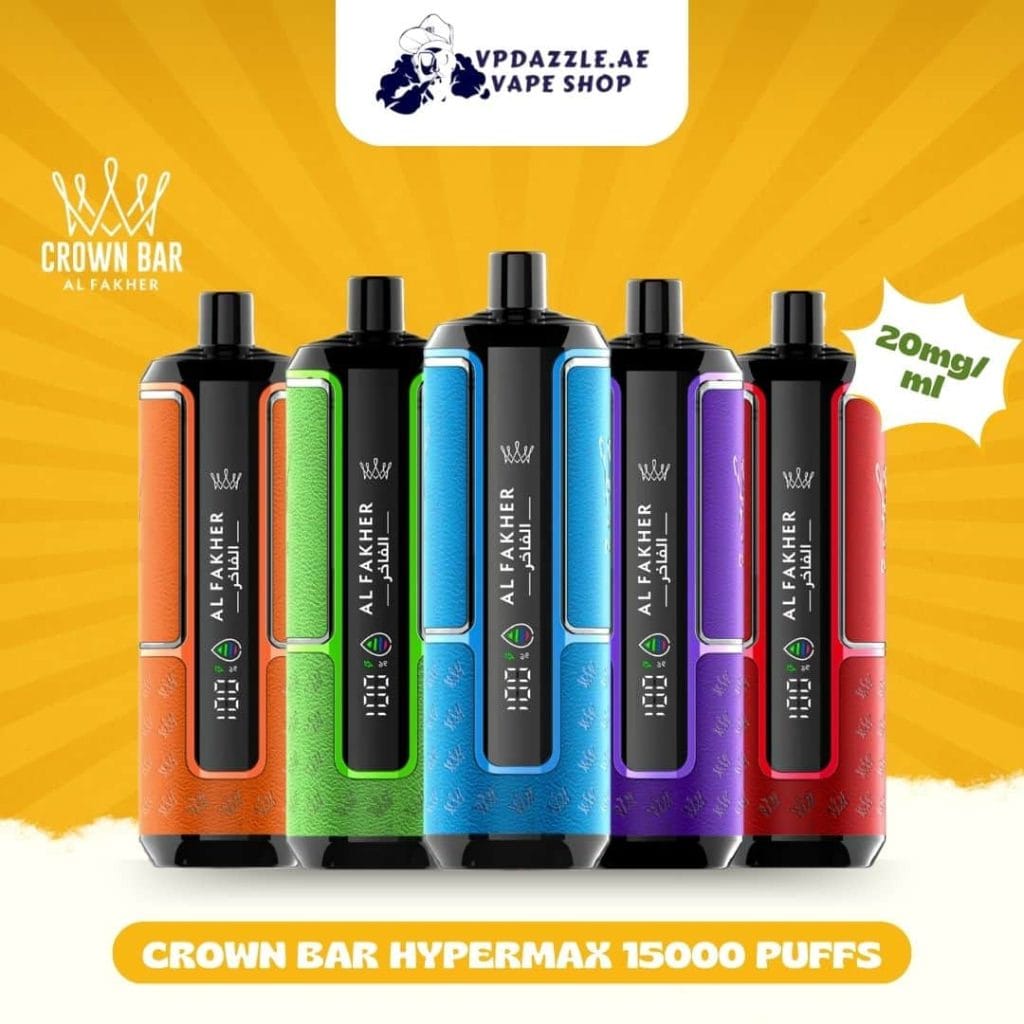 Al Fakher Crown Bar Hypermax 15000 Puffs In Dubai