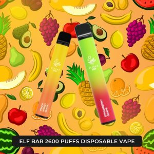ELF BAR 2600 Puffs 20mg Disposable Vape
