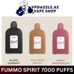 Fumo Spirit 7000 Puffs new disposable vape in UAE