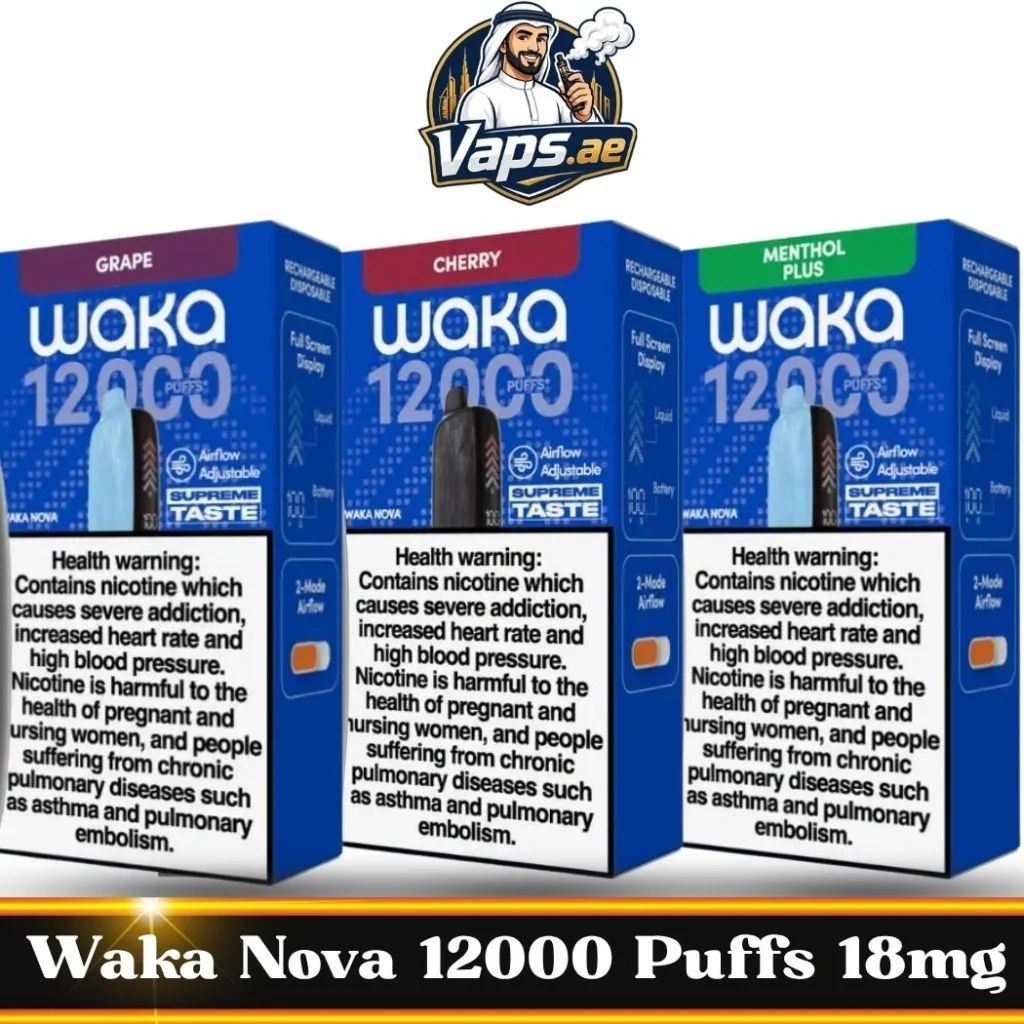 Waka Nova 12000 Puffs 18mg Disposable Vape
