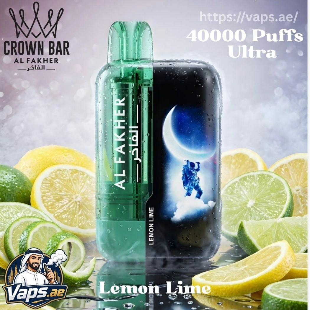 AL Fakher Crown Bar Ultra 40000 Puffs Lemon Lime