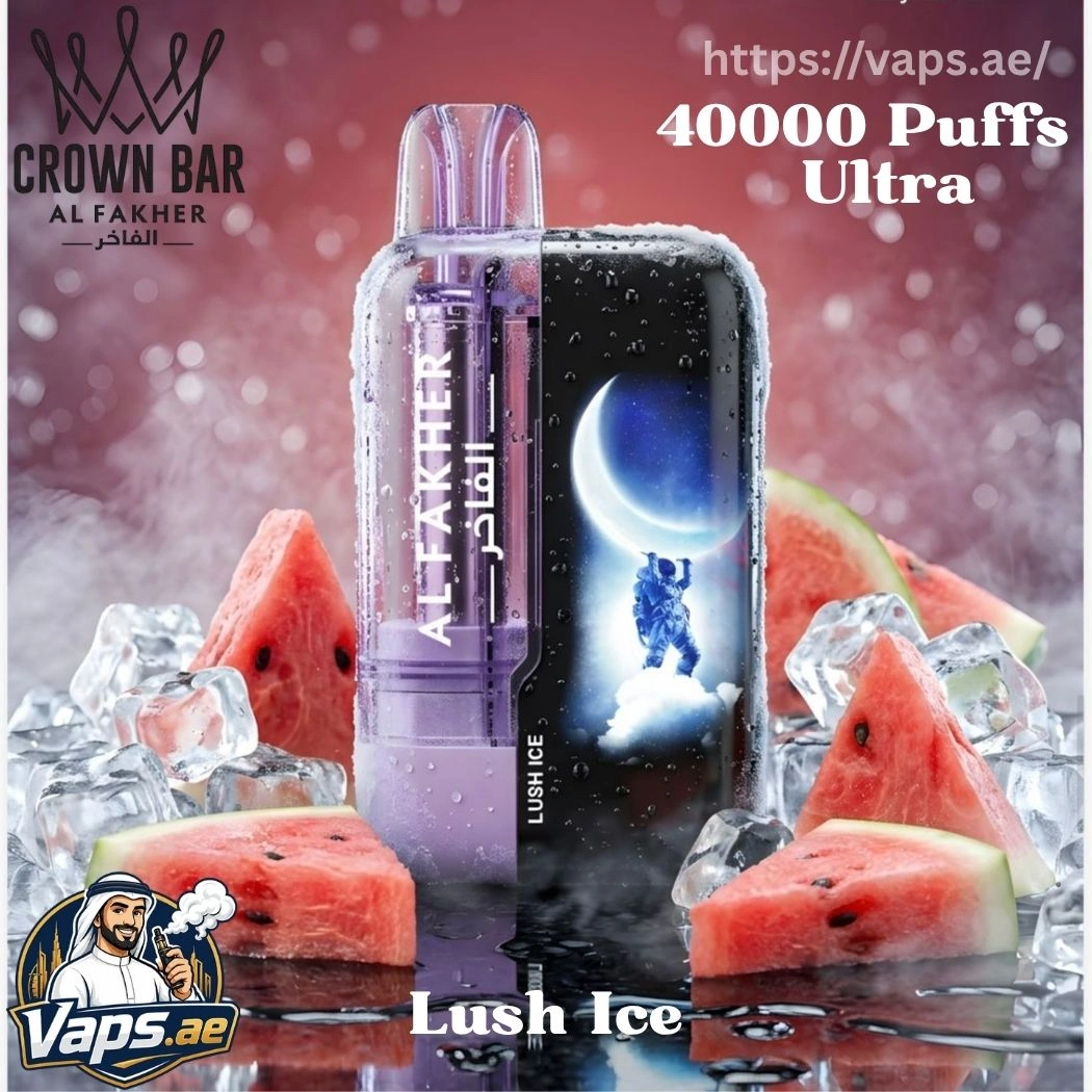 AL Fakher Crown Bar Ultra 40000 Puffs Lush Ice