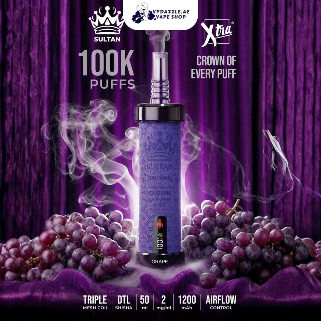 Sultan Shisha Grape 100k Puffs