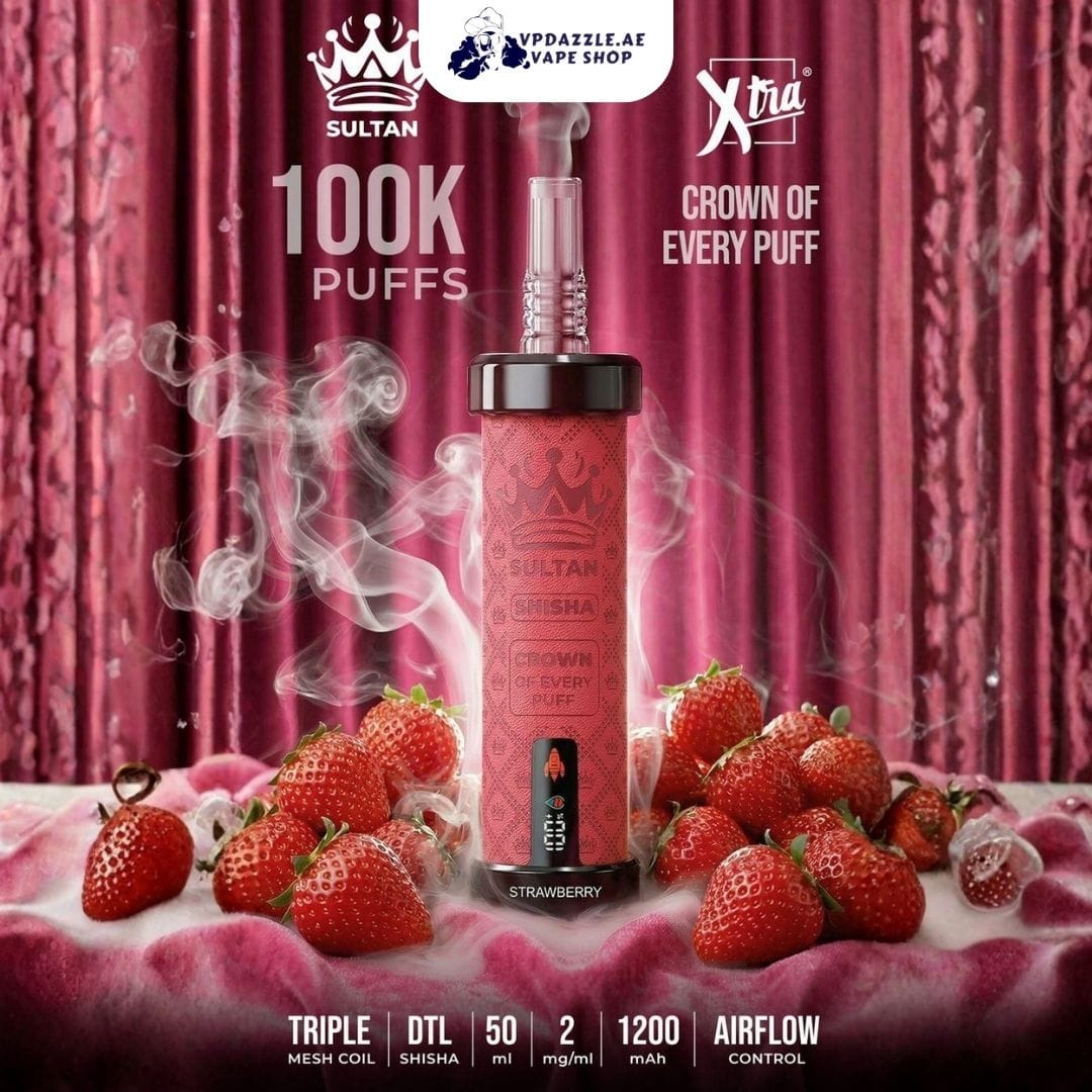 Sultan Shisha Strawberry 100k Puffs