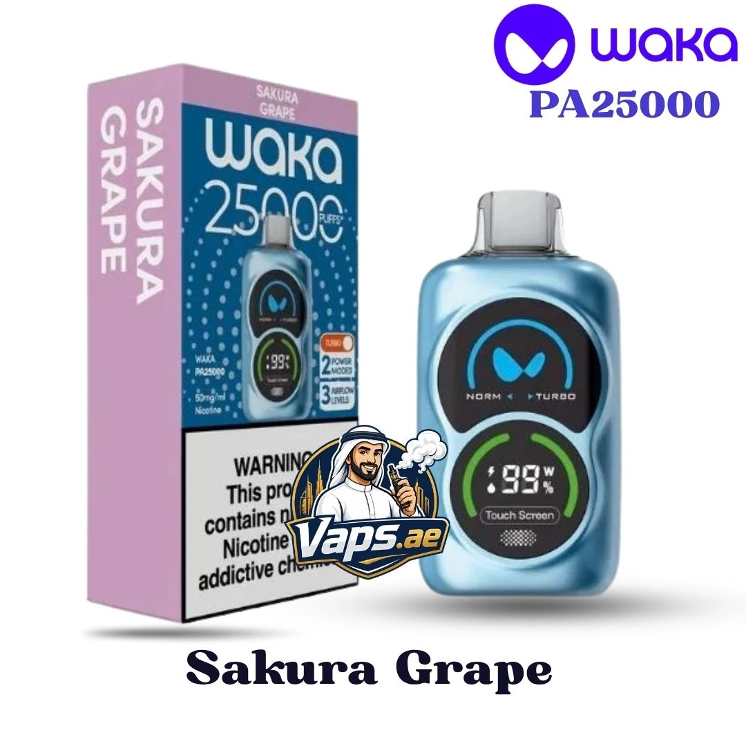 Waka PA25000 Puffs Sakura Grape