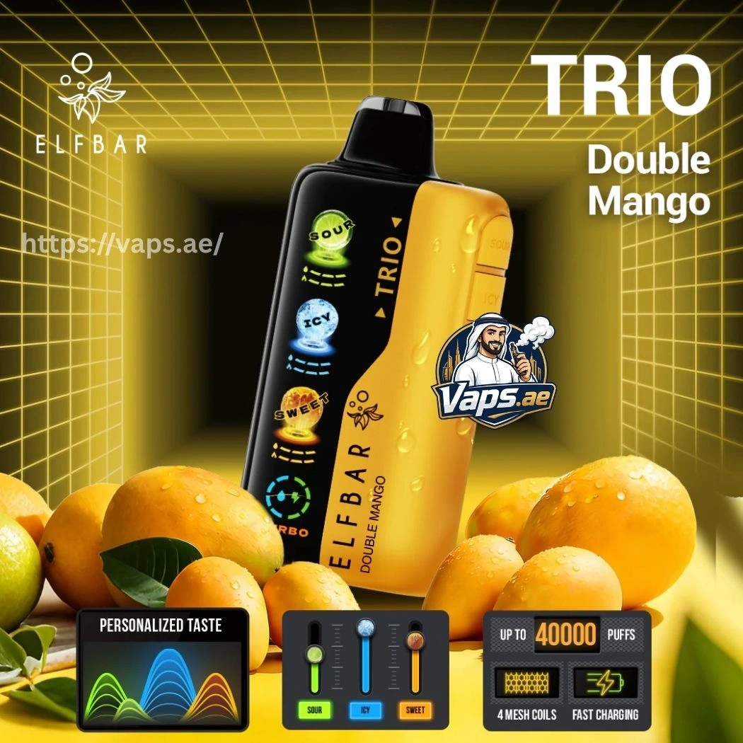 Elf Bar Trio 40000 Puffs Double Mango