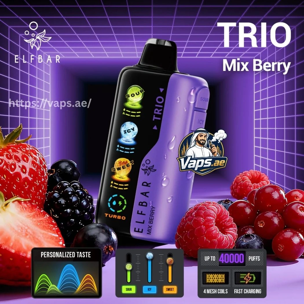 Elf Bar Trio 40000 Puffs Mix Berry
