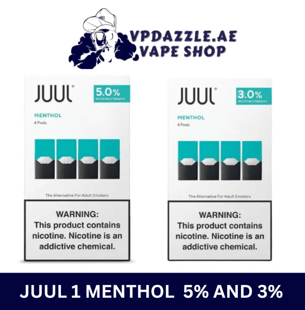 JUUL 1 MENTHOL 5% AND 3% (2)