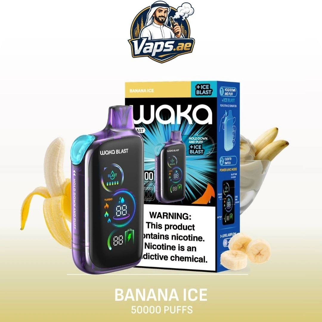 Waka Blast 50000 Puffs Banana Ice