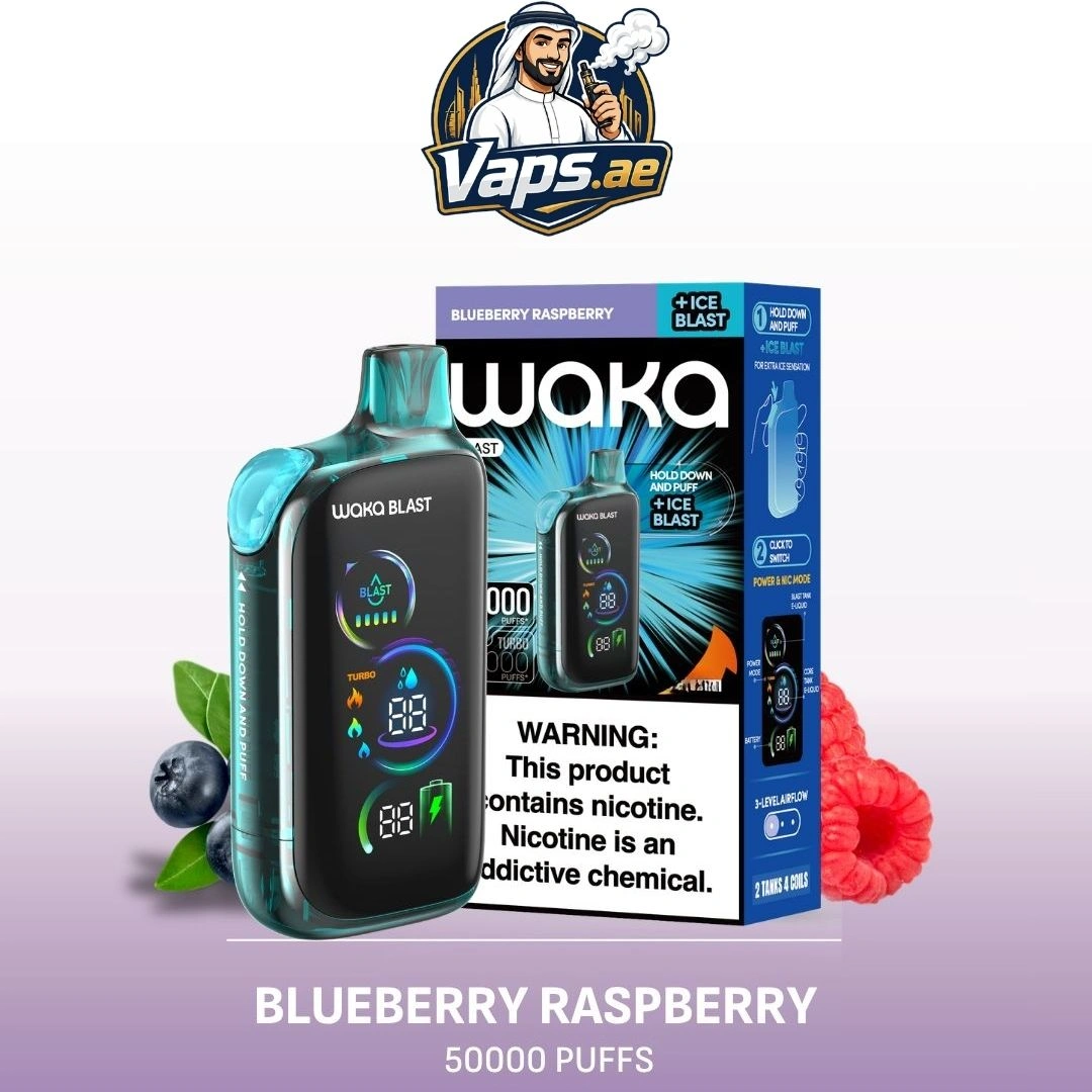 Waka Blast 50000 Puffs Blueberry Raspberry