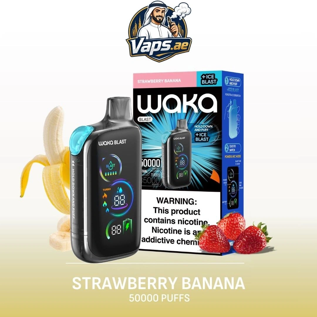 Waka Blast 50000 Puffs Strawberry Banana