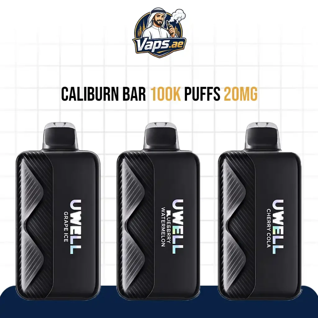 Caliburn Bar 100K Puffs Disposable Vape 20mg, UAE