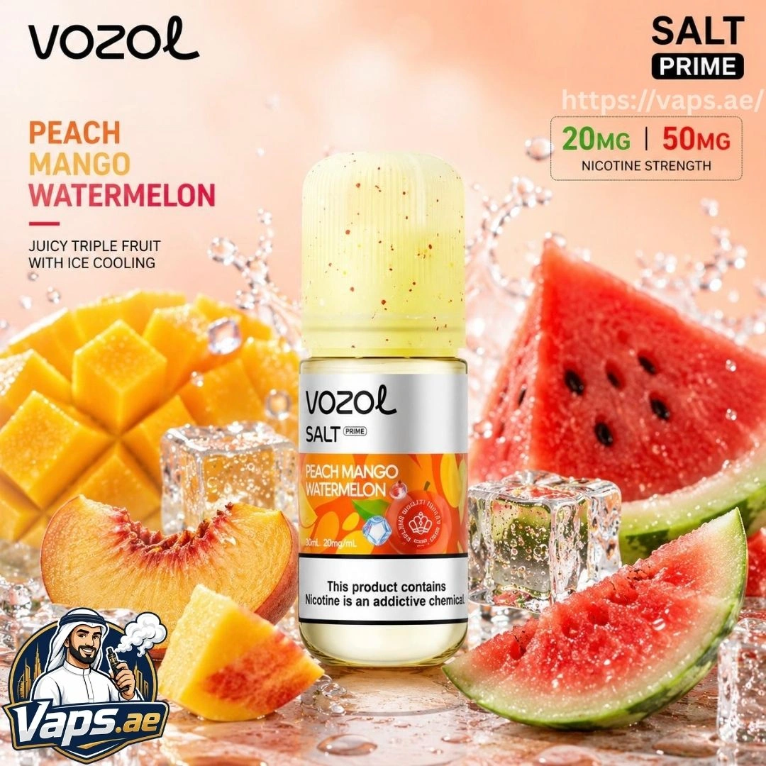 Vozol Salt Prime 30ml E-Liquid Peach Mango Watermelon