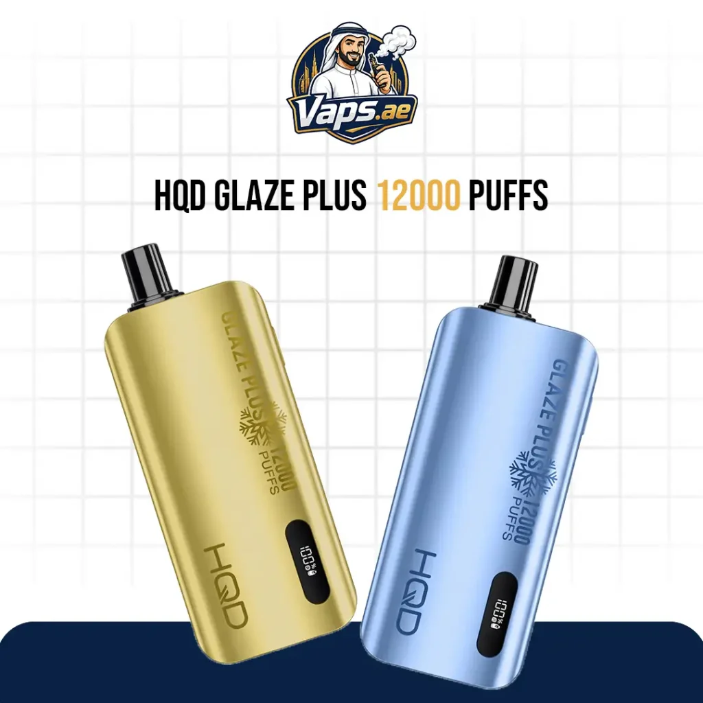 HQD Glaze Plus 12000 Puffs 20mg Disposable, UAE