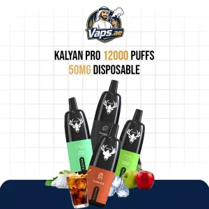 KALYAN Pro 12000 Puffs 50mg Nicotine Disposable Vape in UAE