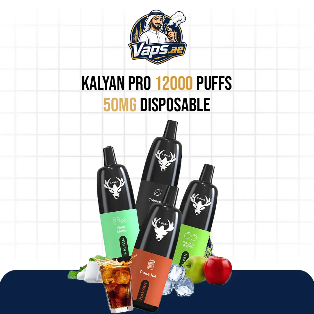 KALYAN Pro 12000 Puffs 50mg Nicotine Disposable Vape in UAE