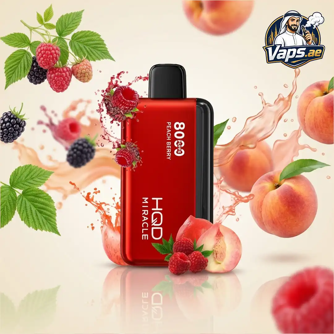 HQD Miracle 8000 Puffs Zero Nicotine 0mg Disposable Vape in UAE