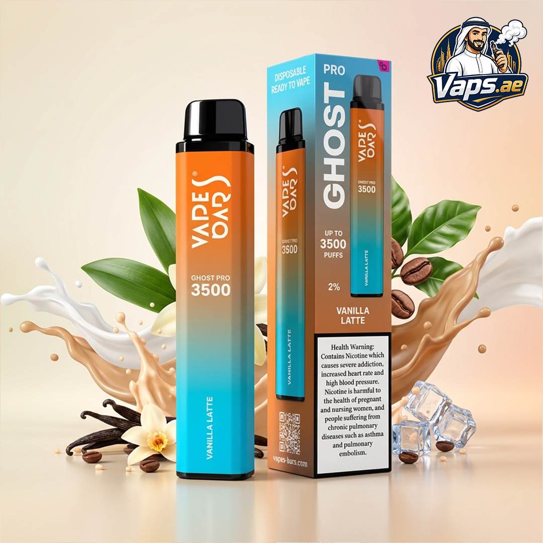 Vapes Bars Ghost Pro 3500 Puffs 20mg Nicotine Disposable Vape in UAE