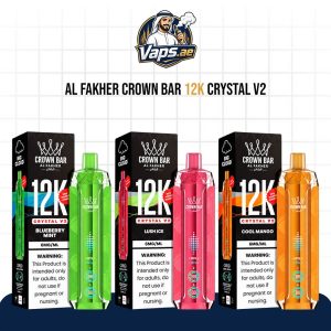 Al Fakher Crown Bar Crystal V2 12000 Puffs Disposable Vape