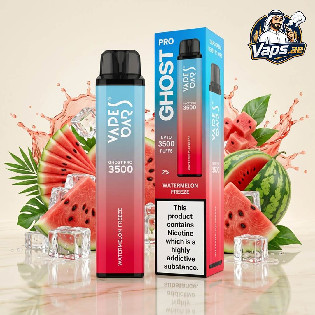 Vapes Bars Ghost Pro 3500 Puffs 20mg Nicotine Disposable Vape in UAE