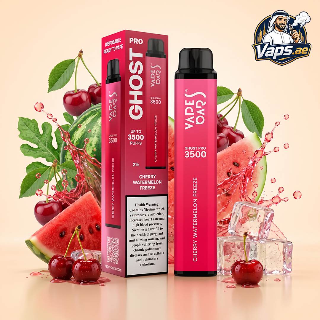 Vapes Bars Ghost Pro 3500 Puffs 20mg Nicotine Disposable Vape in UAE