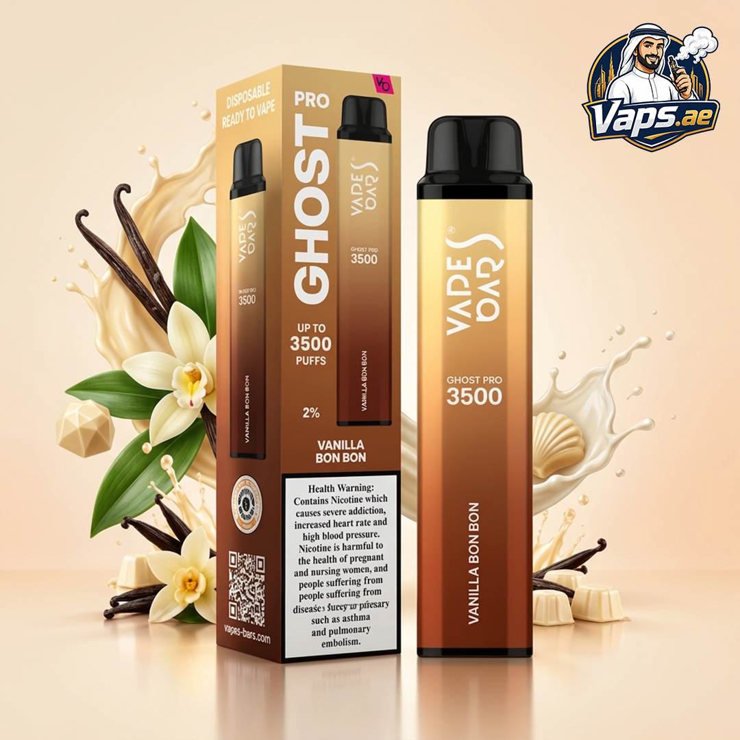 Vapes Bars Ghost Pro 3500 Puffs 20mg Nicotine Disposable Vape in UAE