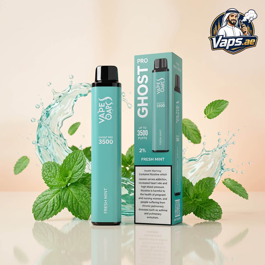 Vapes Bars Ghost Pro 3500 Puffs 20mg Nicotine Disposable Vape in UAE