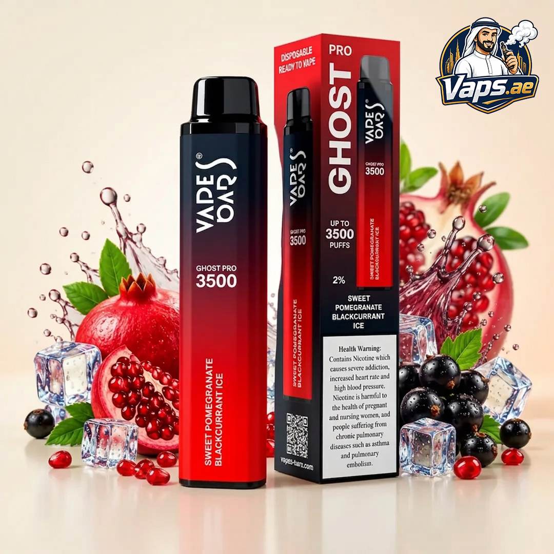 Vapes Bars Ghost Pro 3500 Puffs 20mg Nicotine Disposable Vape in UAE