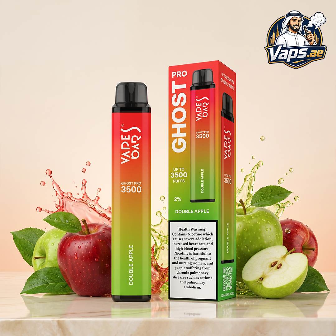 Vapes Bars Ghost Pro 3500 Puffs 20mg Nicotine Disposable Vape in UAE