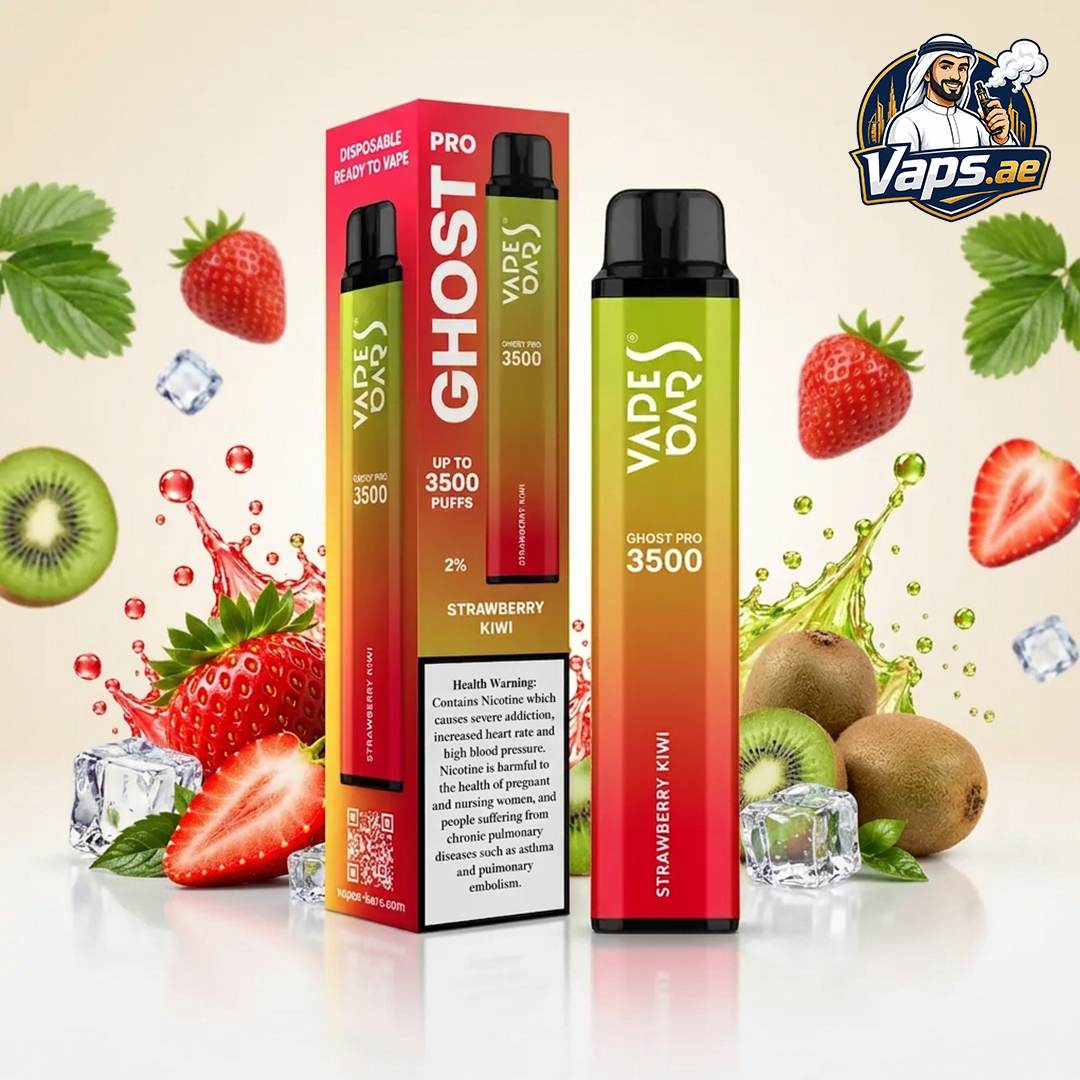 Vapes Bars Ghost Pro 3500 Puffs 20mg Nicotine Disposable Vape in UAE