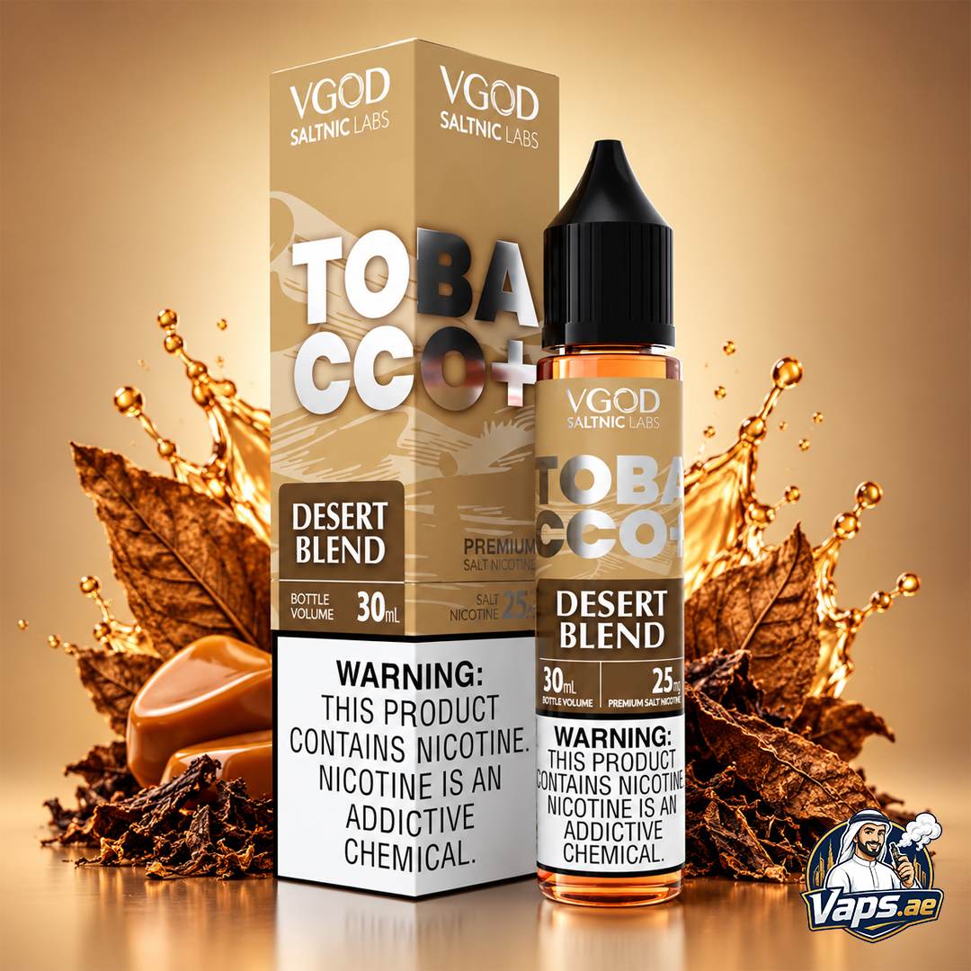 VGOD Tobacco Plus Saltnic 30ml E-Liquid 25mg & 50mg - Image 3