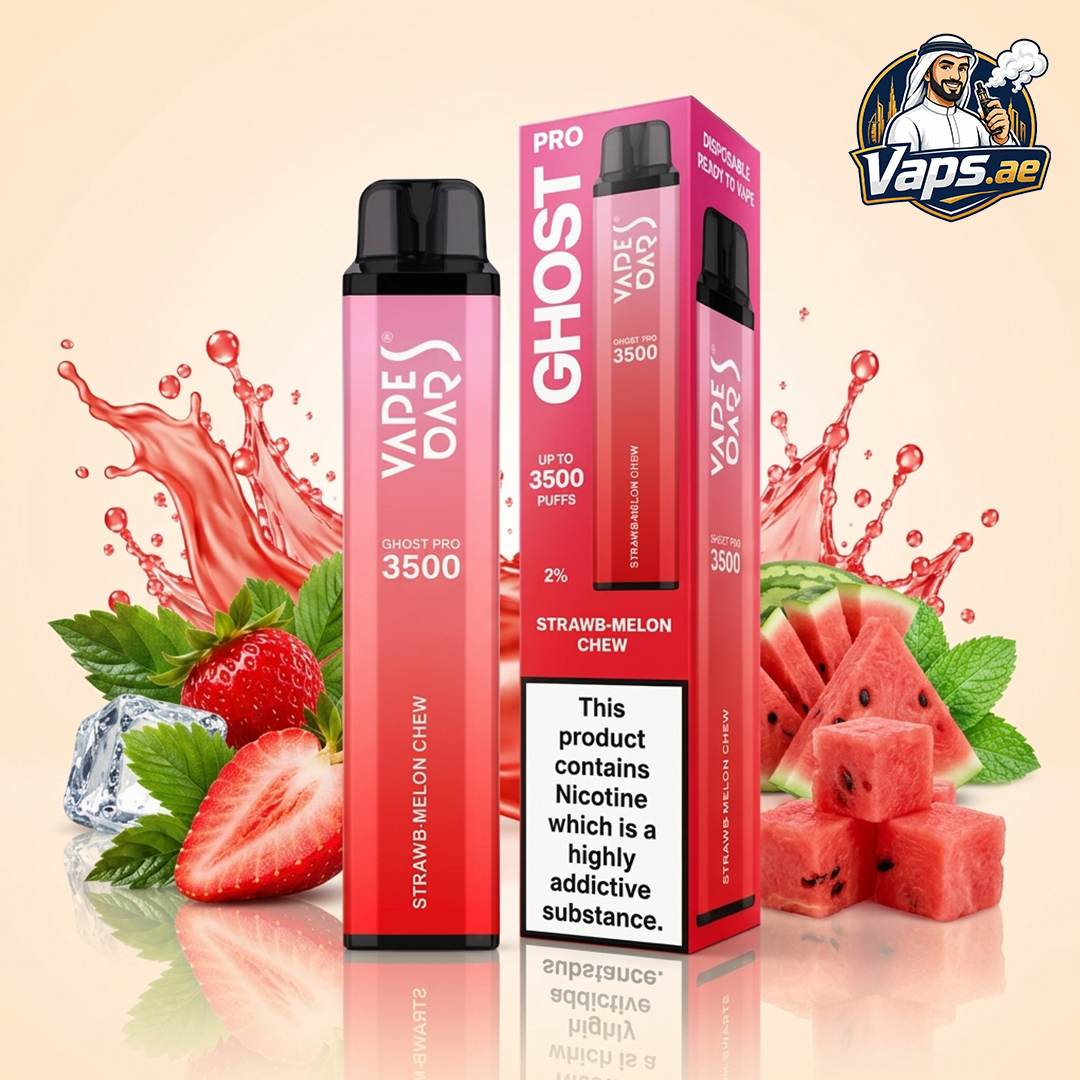 Vapes Bars Ghost Pro 3500 Puffs 20mg Nicotine Disposable Vape in UAE