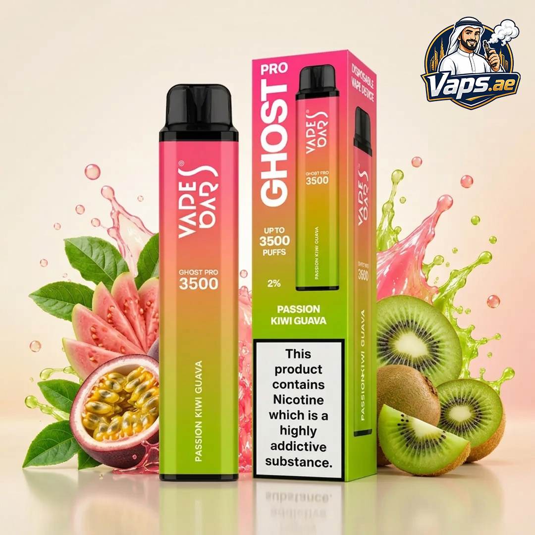 Vapes Bars Ghost Pro 3500 Puffs 20mg Nicotine Disposable Vape in UAE