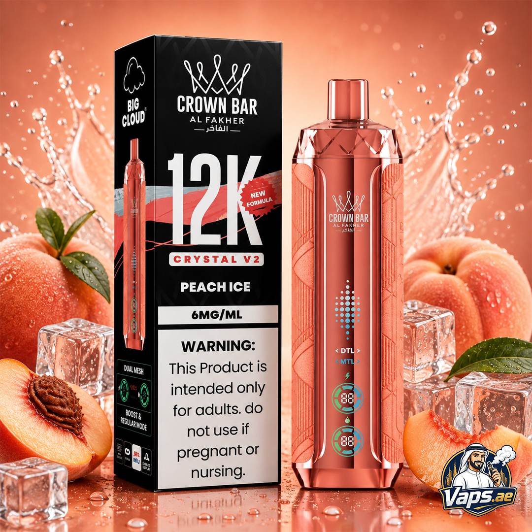 Al Fakher Crown Bar Crystal V2 12000 Puffs Disposable Vape - Image 6