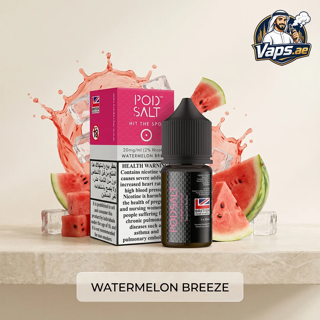 Pod Salt Core 20mg British Made Nicotine Salt E-Liquid in UAE