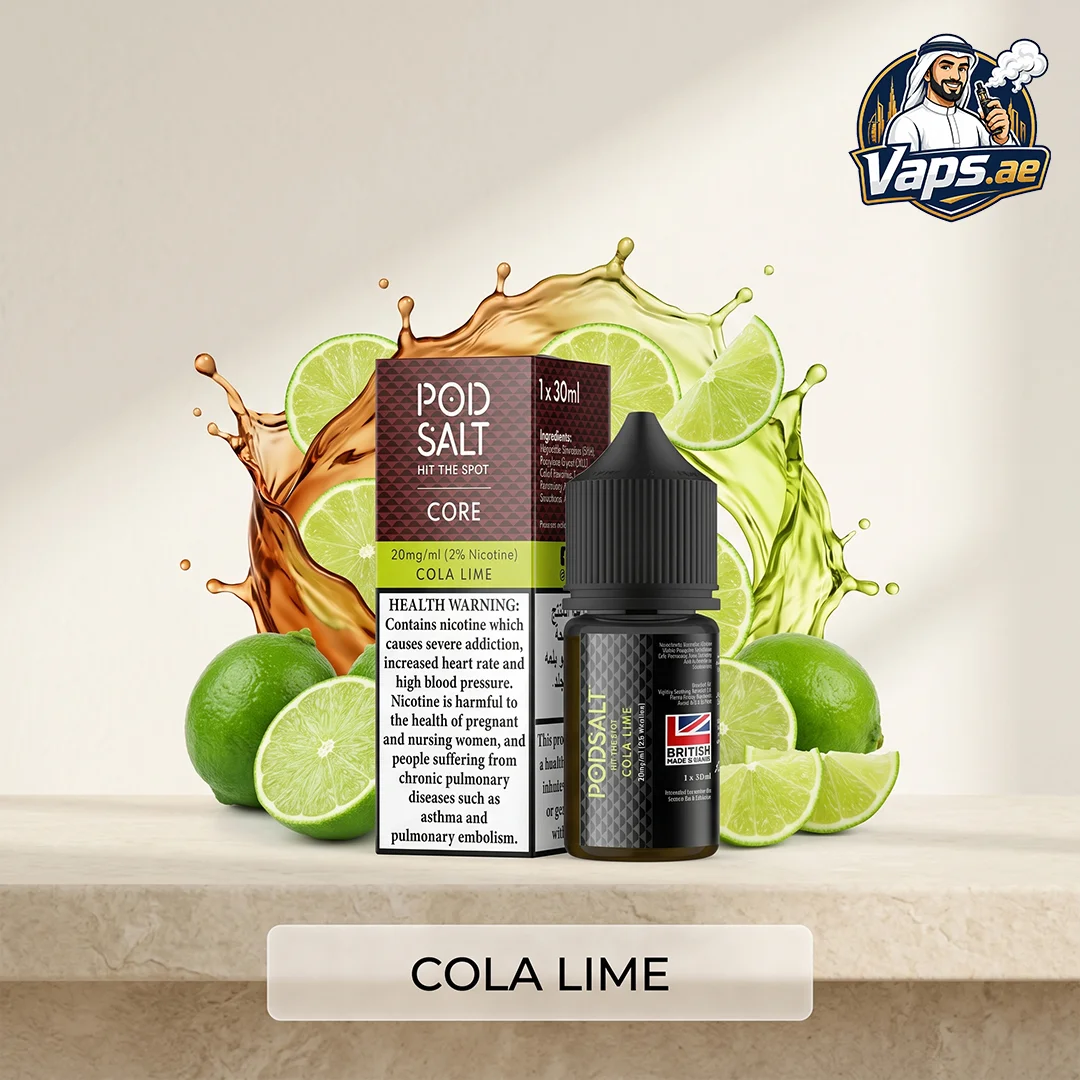 Pod Salt Core 20mg British Made Nicotine Salt E-Liquid in UAE