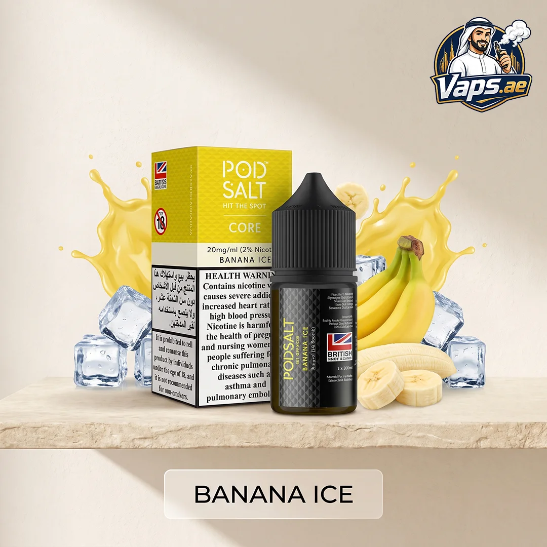 Pod Salt Core 20mg British Made Nicotine Salt E-Liquid in UAE