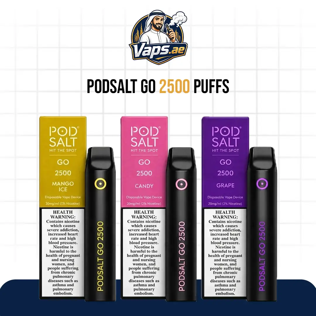 PodSalt Go 2500 Puffs Disposable Vape